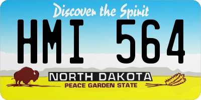 ND license plate HMI564