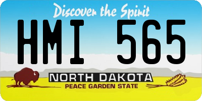 ND license plate HMI565