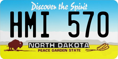 ND license plate HMI570