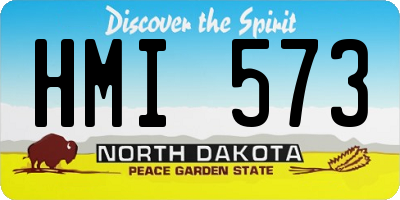 ND license plate HMI573