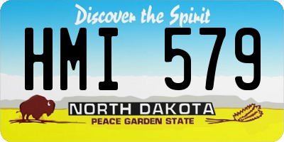 ND license plate HMI579