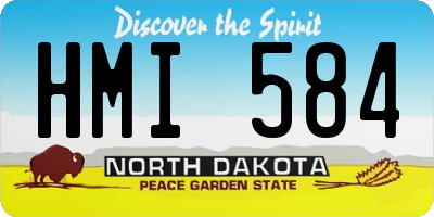 ND license plate HMI584