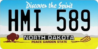 ND license plate HMI589