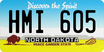 ND license plate HMI605