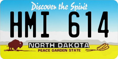 ND license plate HMI614