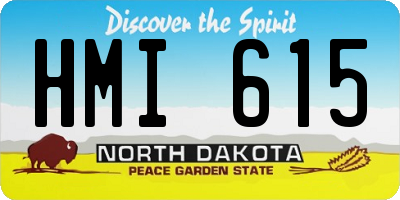 ND license plate HMI615