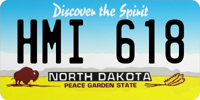 ND license plate HMI618