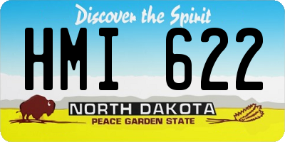 ND license plate HMI622