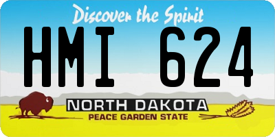 ND license plate HMI624