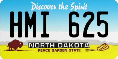 ND license plate HMI625