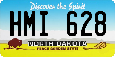 ND license plate HMI628