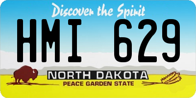 ND license plate HMI629