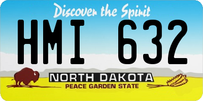 ND license plate HMI632