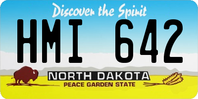 ND license plate HMI642