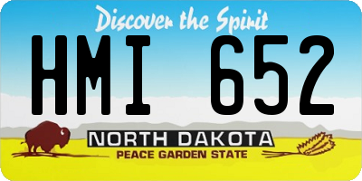 ND license plate HMI652