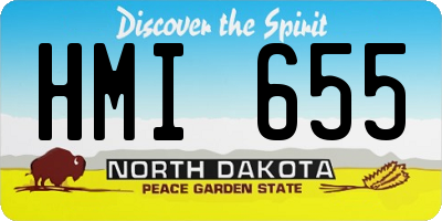 ND license plate HMI655