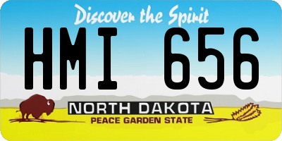 ND license plate HMI656