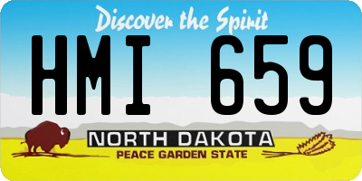 ND license plate HMI659