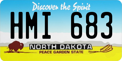 ND license plate HMI683