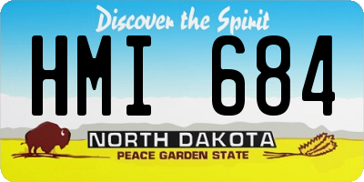 ND license plate HMI684