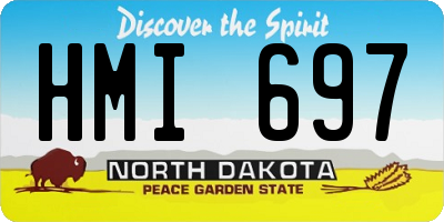 ND license plate HMI697