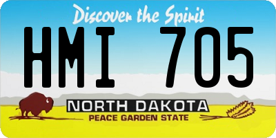 ND license plate HMI705