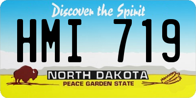 ND license plate HMI719