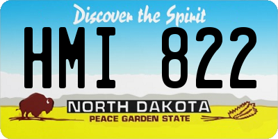 ND license plate HMI822