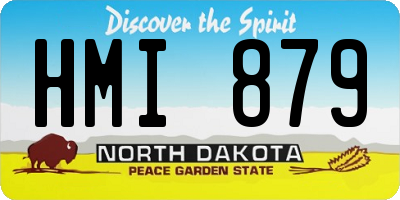 ND license plate HMI879