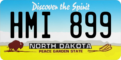 ND license plate HMI899