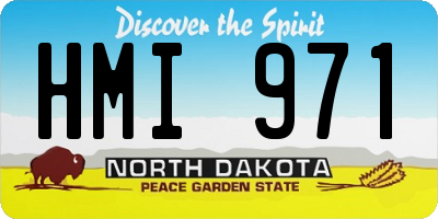 ND license plate HMI971