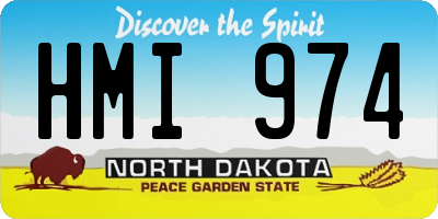 ND license plate HMI974