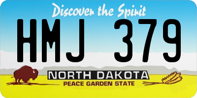 ND license plate HMJ379