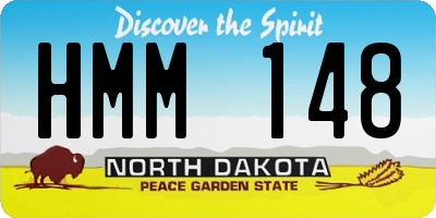 ND license plate HMM148
