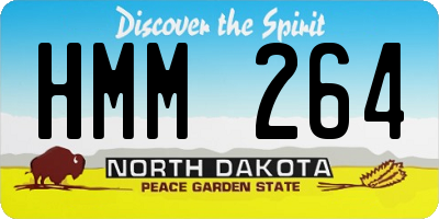 ND license plate HMM264