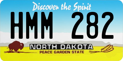 ND license plate HMM282
