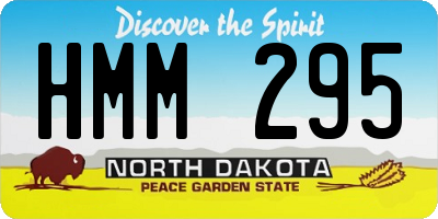 ND license plate HMM295