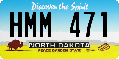 ND license plate HMM471