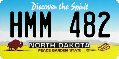 ND license plate HMM482