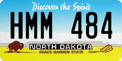 ND license plate HMM484