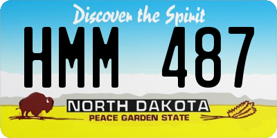 ND license plate HMM487