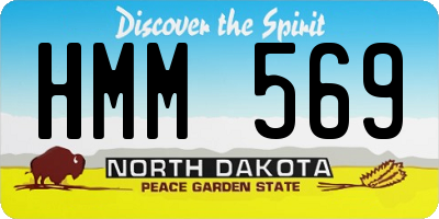 ND license plate HMM569