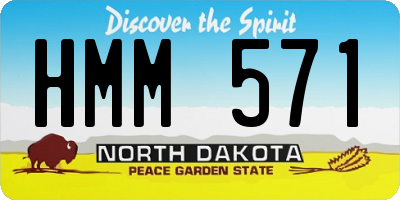 ND license plate HMM571