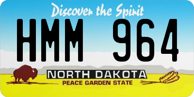 ND license plate HMM964