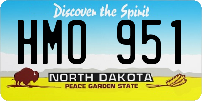 ND license plate HMO951