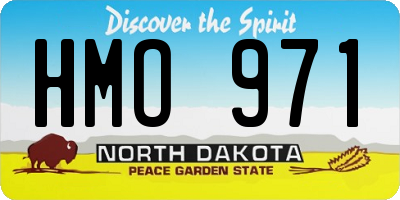 ND license plate HMO971