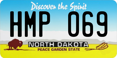 ND license plate HMP069