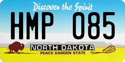 ND license plate HMP085