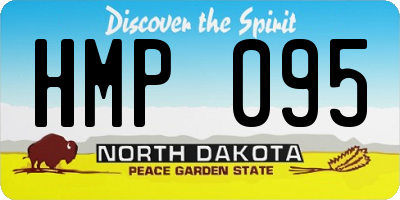 ND license plate HMP095