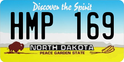 ND license plate HMP169